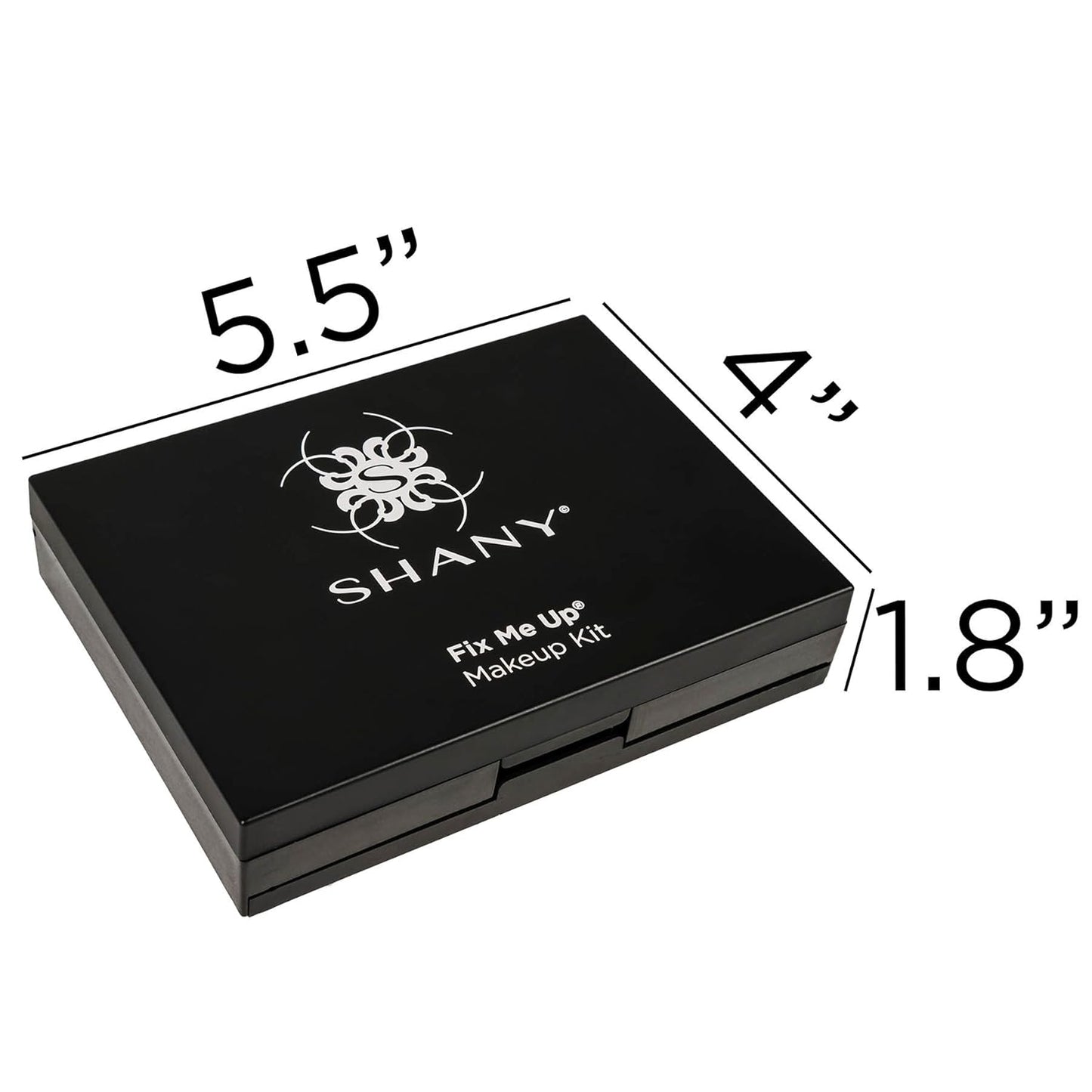 SHANY 'Fix Me Up' Makeup Kit – Compact Travel Makeup Set for Adults & Teens | Eye Shadows, Lip Colors, Blushes, and Applicators – Perfect Giftable Makeup Kit