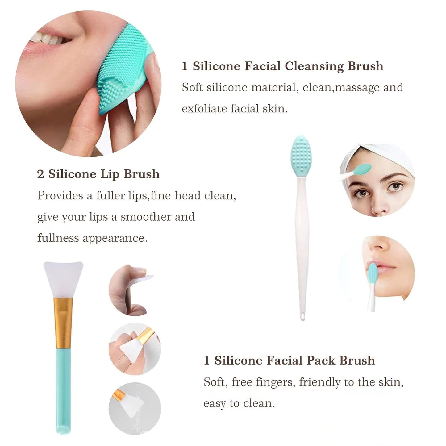 Makeup Brushes Set – Professional Foundation, Eyeshadow, and Blending Brushes | Complete Makeup Brush Kit for Face and Eyes | Perfect for Beginners and Pros