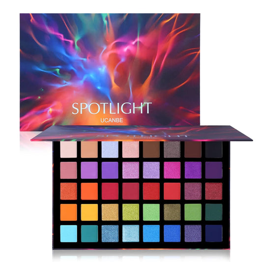 UCANBE Spotlight Eyeshadow Palette – 40 Color Matte Shimmer Waterproof