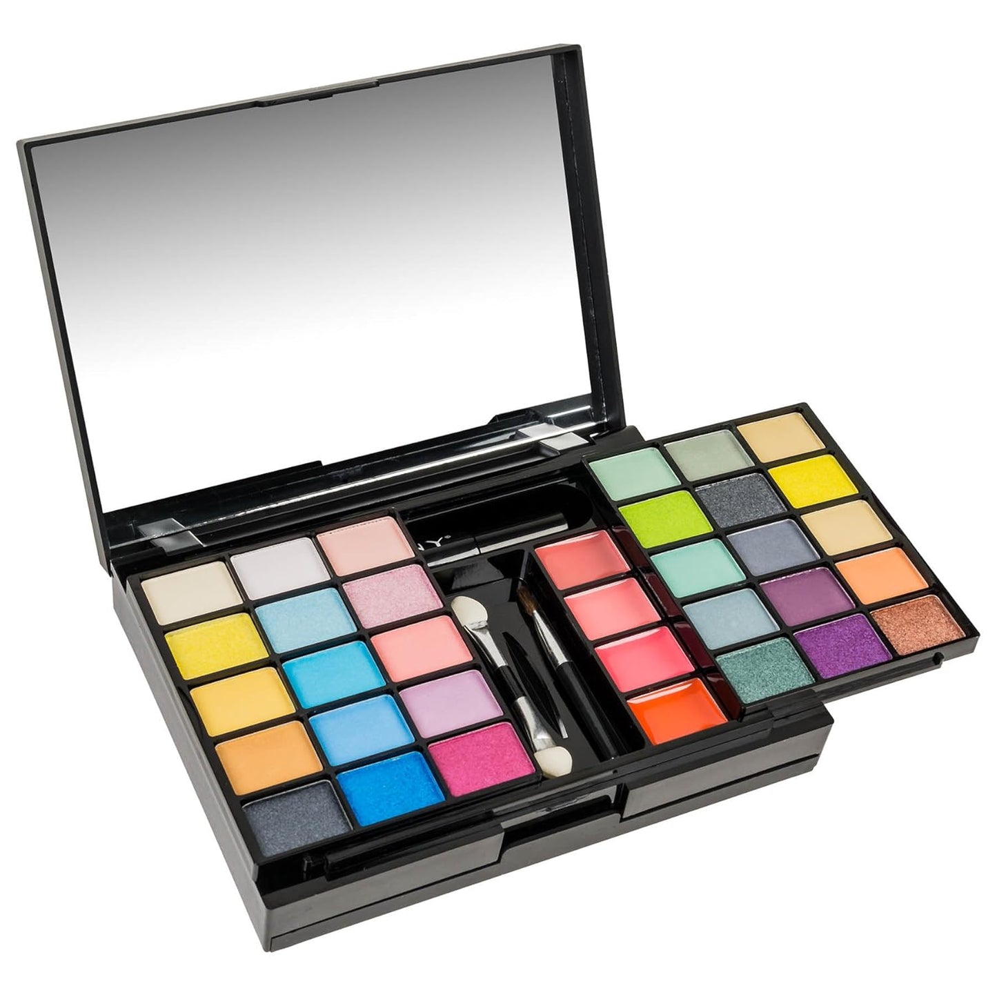 SHANY 'Fix Me Up' Makeup Kit – Compact Travel Makeup Set for Adults & Teens | Eye Shadows, Lip Colors, Blushes, and Applicators – Perfect Giftable Makeup Kit