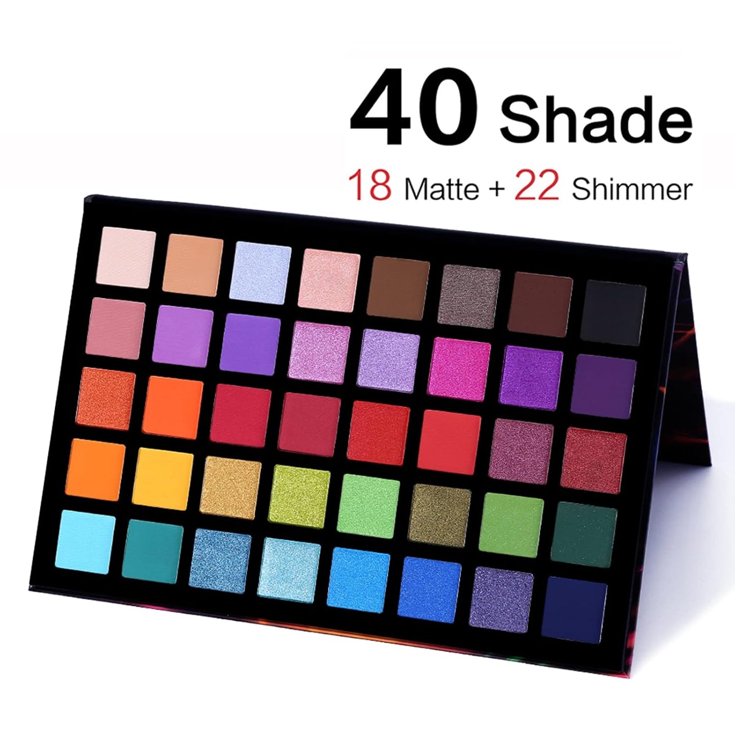 UCANBE Spotlight Eyeshadow Palette – 40 Color Matte Shimmer Waterproof